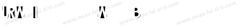 URW Imprint W01 Bold字体转换